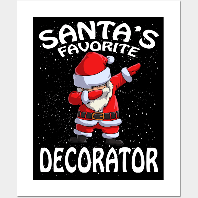 Santas Favorite Decorator Christmas Wall Art by intelus